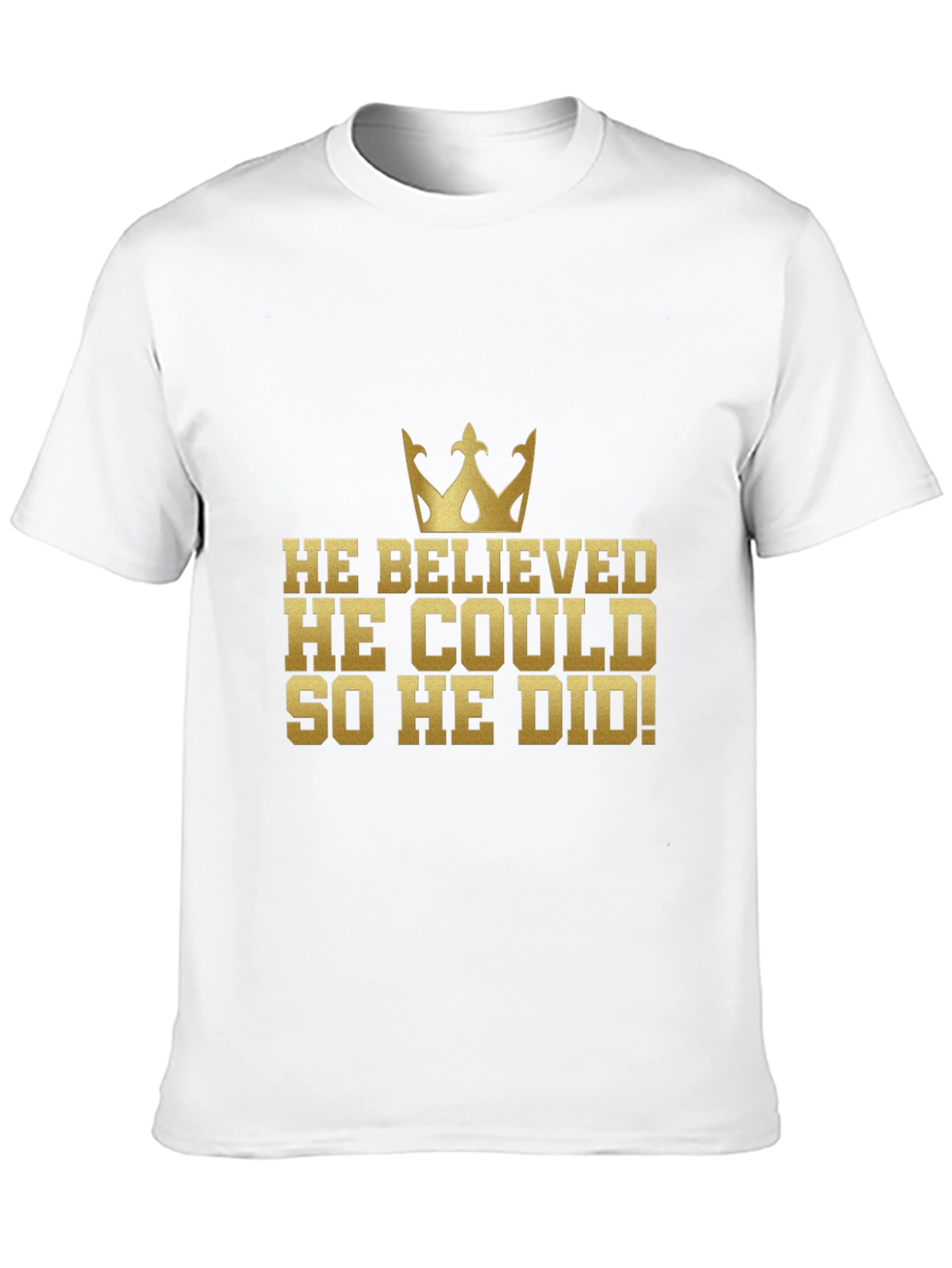 Believe Achieve Mens Graphic Tee