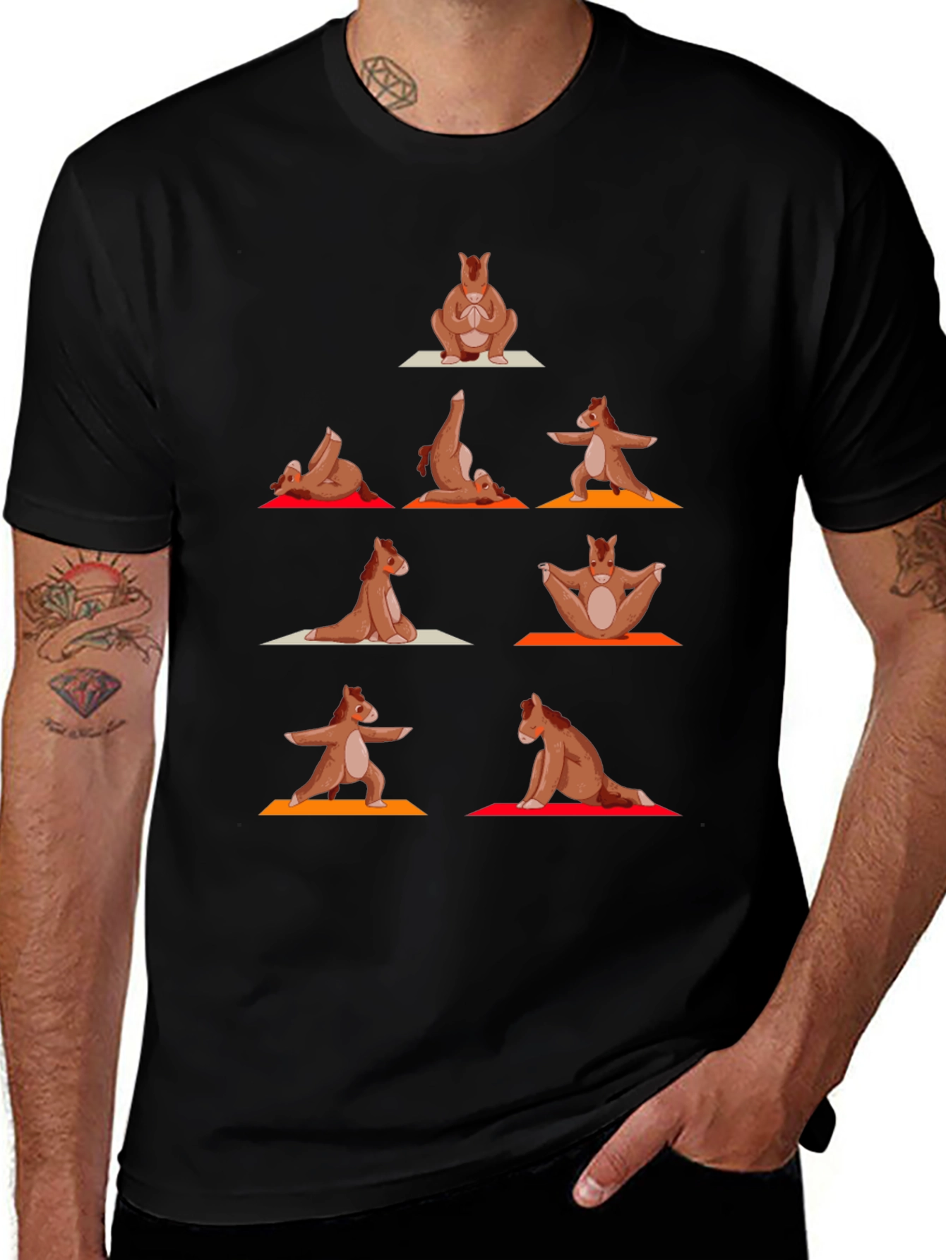 Yoga Horse Graphic Tee