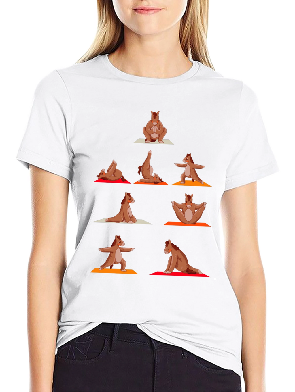 Yoga Horse Graphic Tee