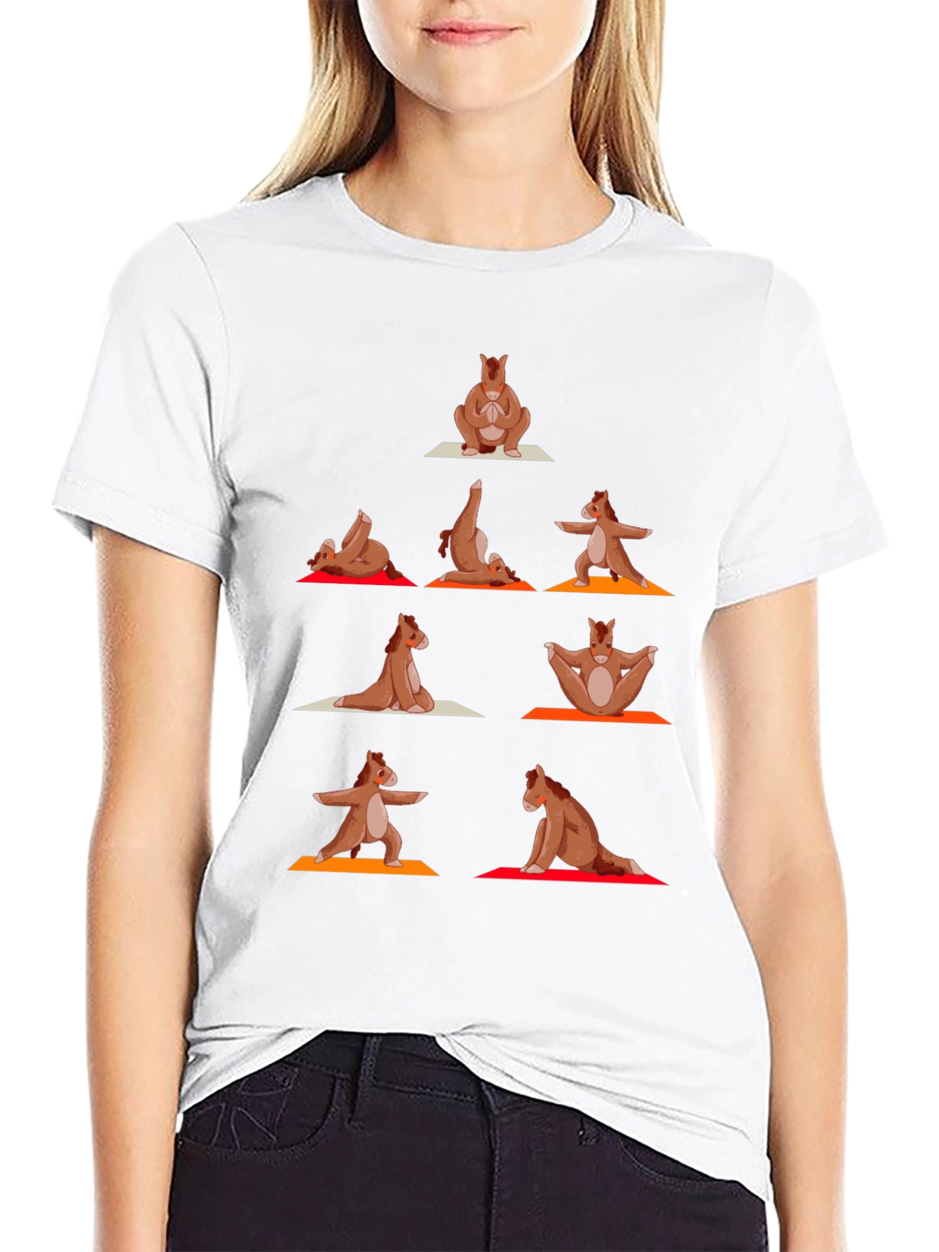 Yoga Horse Graphic Tee