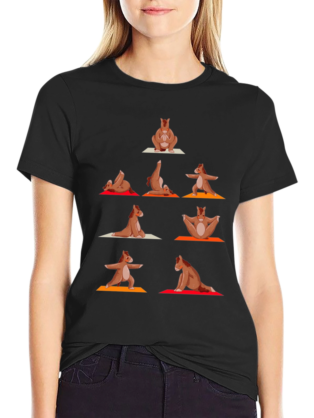Yoga Horse Graphic Tee