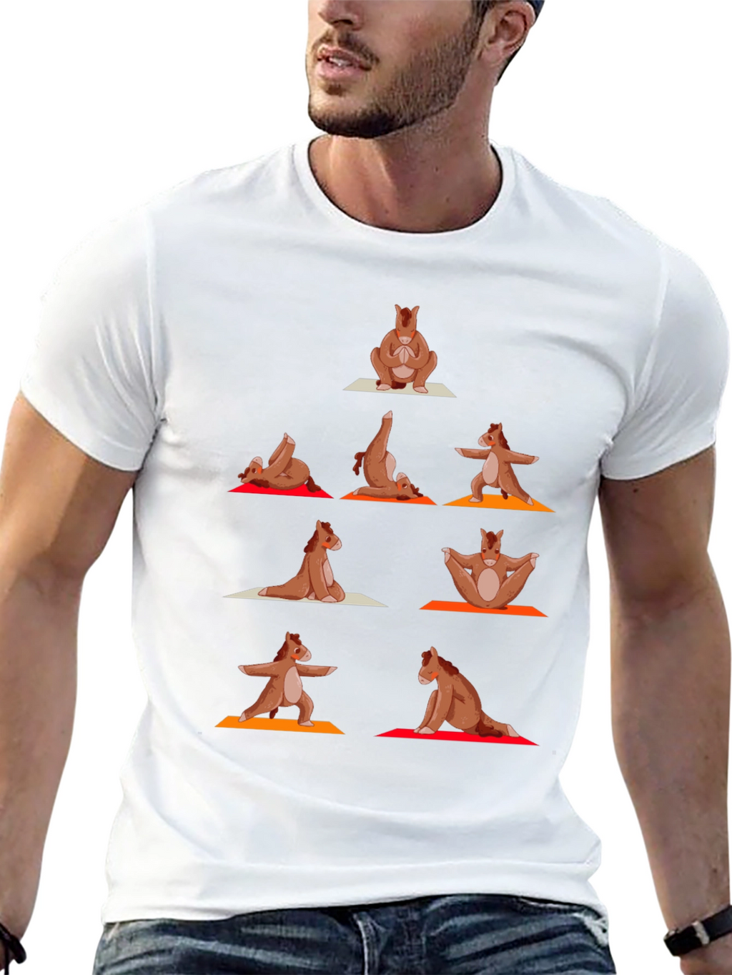 Yoga Horse Graphic Tee