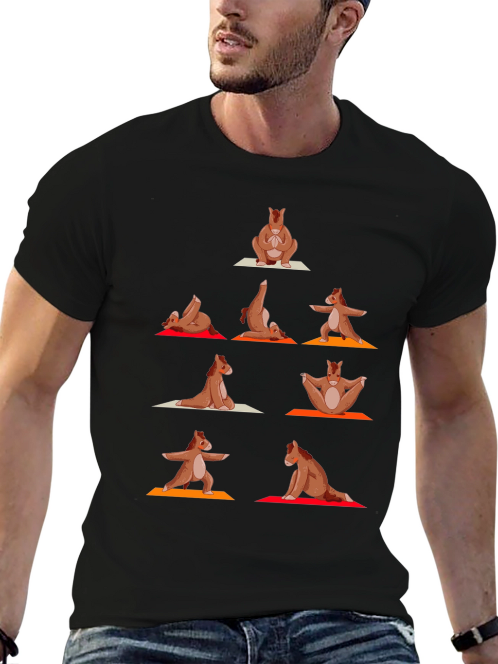 Yoga Horse Graphic Tee