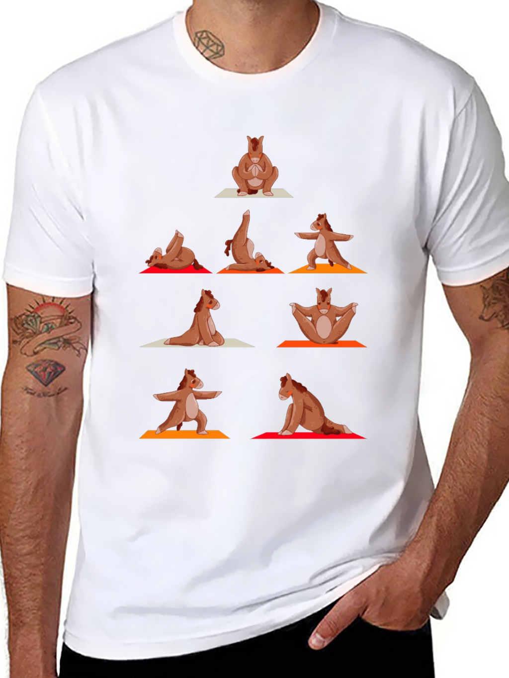 Yoga Horse Graphic Tee