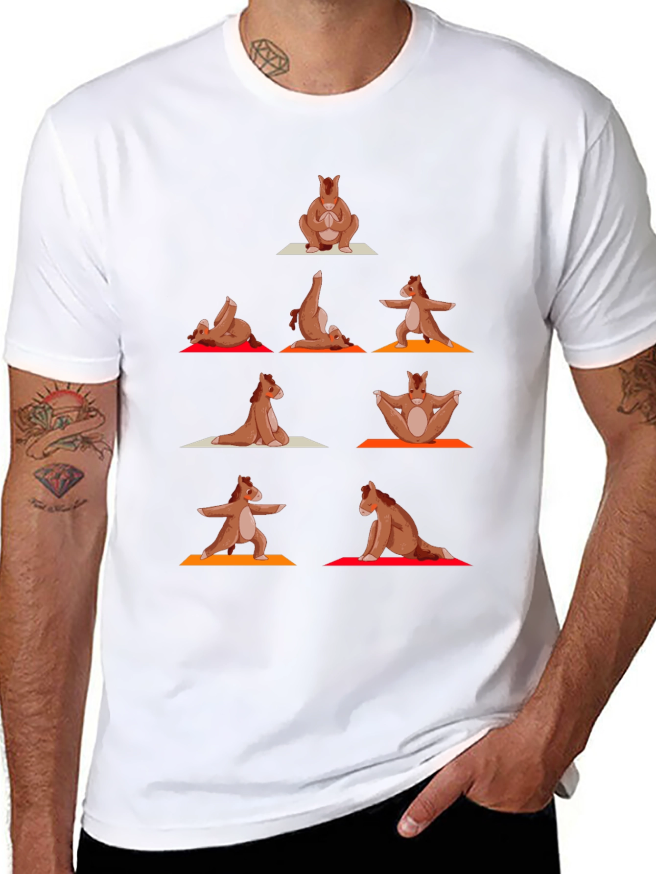 Yoga Horse Graphic Tee