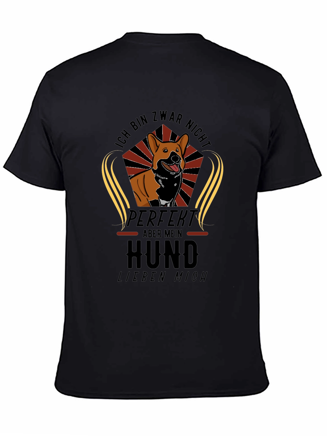 Ich Bin Nicht Perfekt Aber Mein Hund Liebt Mich T-Shirt – Funny Dog Lover Tee