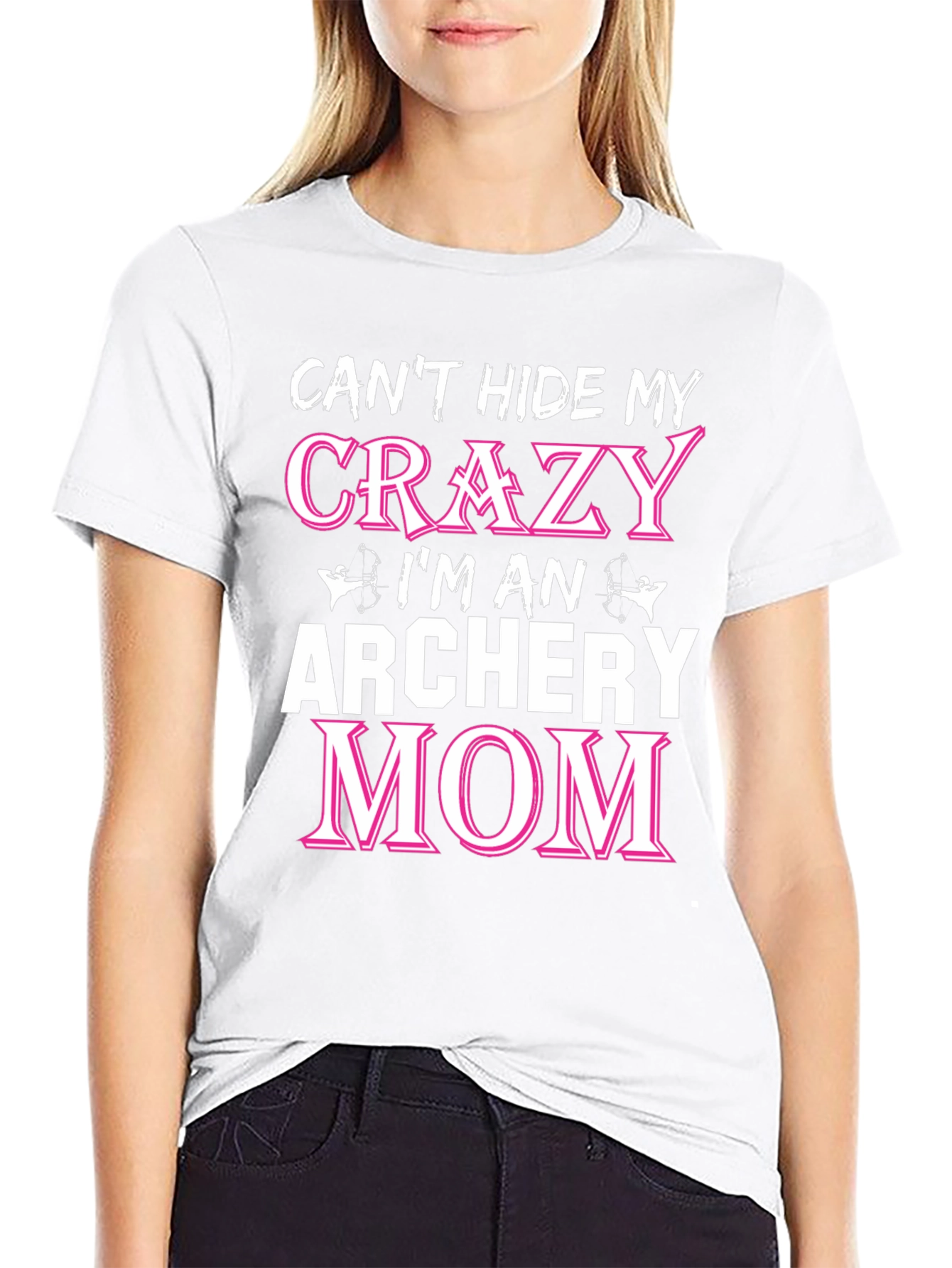 Crazy Archery Mom Graphic Tee