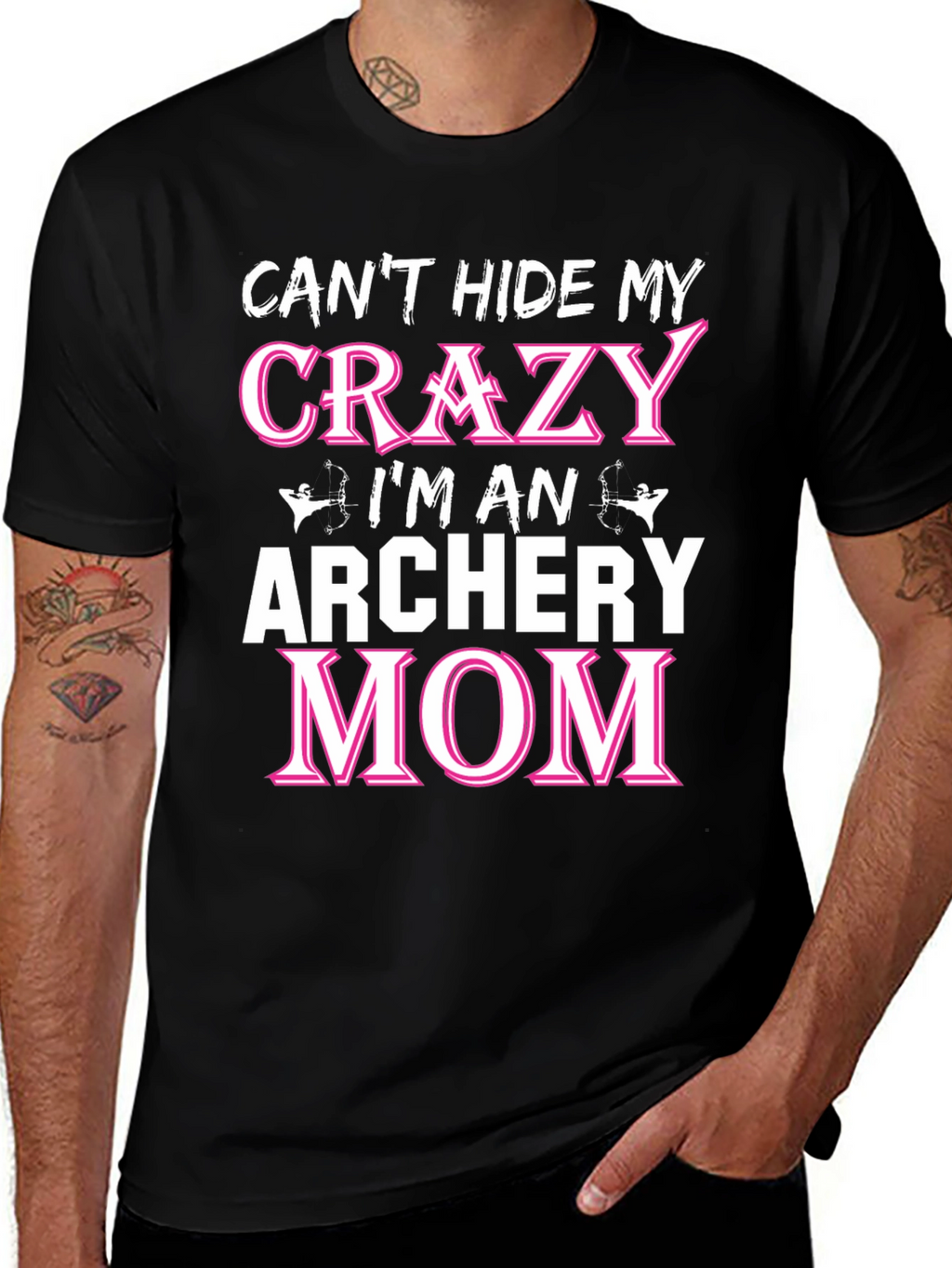 Crazy Archery Mom Graphic Tee