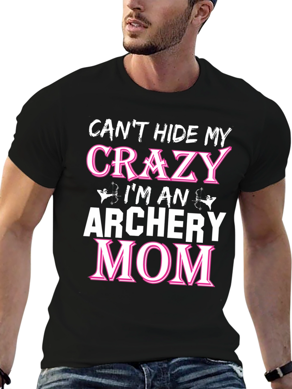 Crazy Archery Mom Graphic Tee