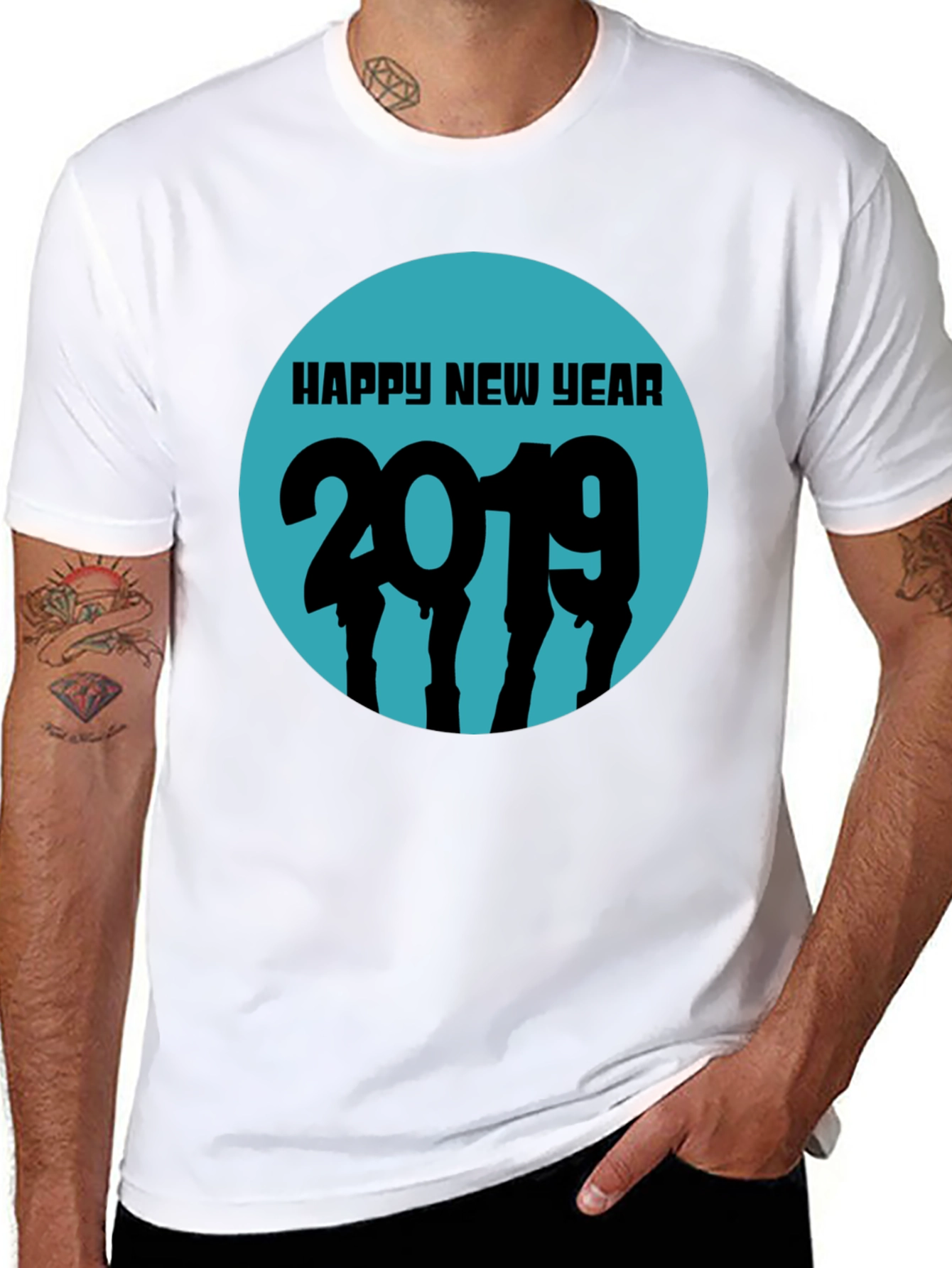 Happy New Year 2019 Graphic Tee