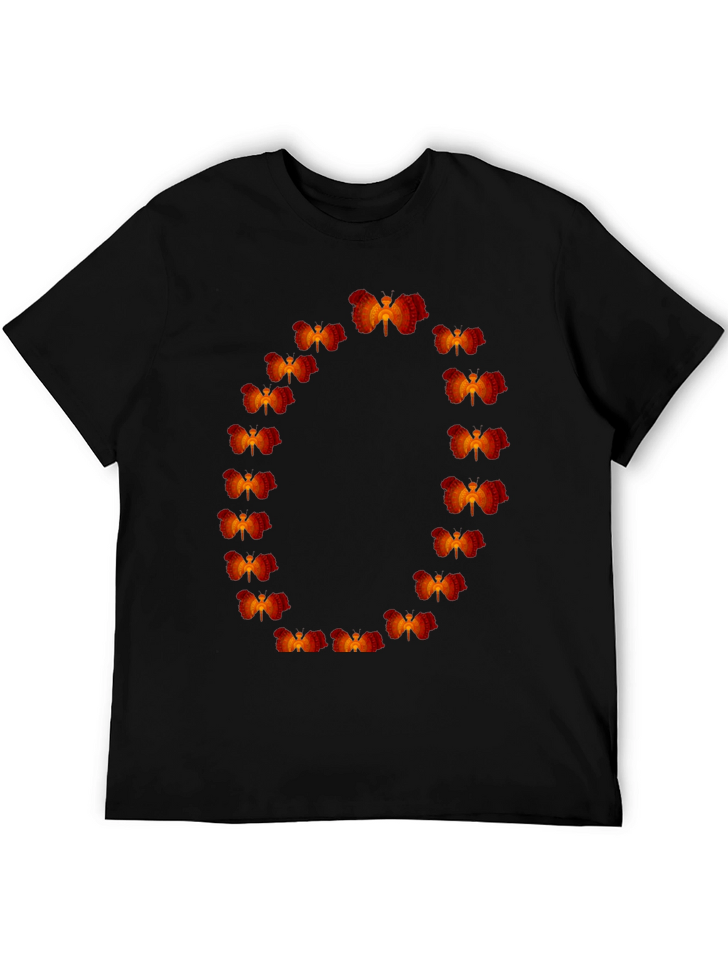 Abstract Angel Wings Graphic Tee