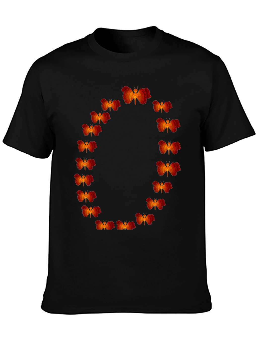 Abstract Angel Wings Graphic Tee