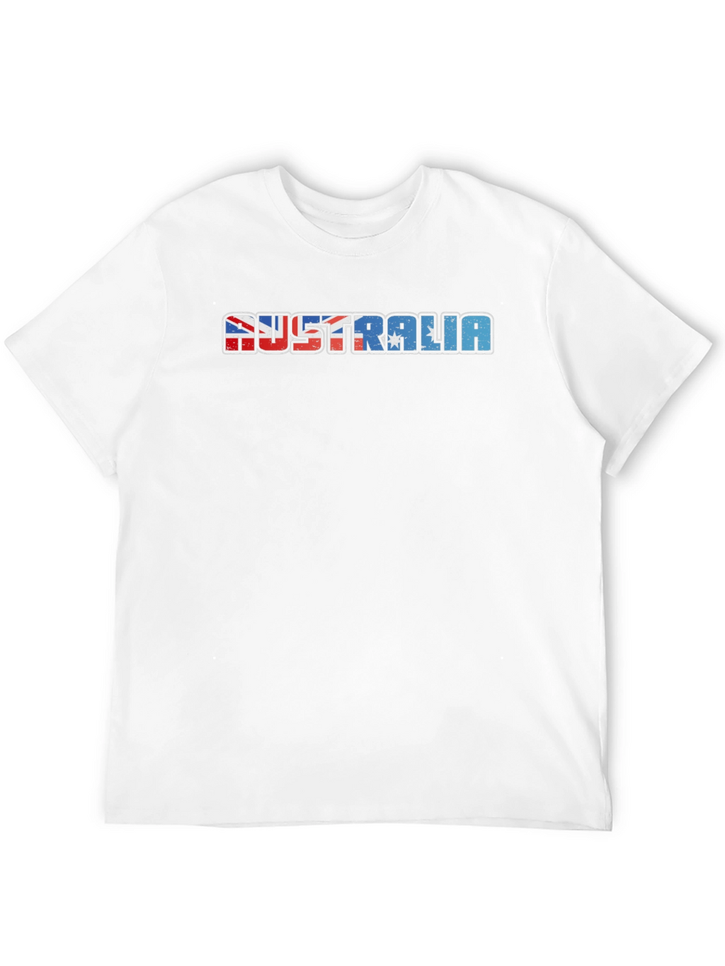 Australia Flag T-Shirt - Mens Black Tee
