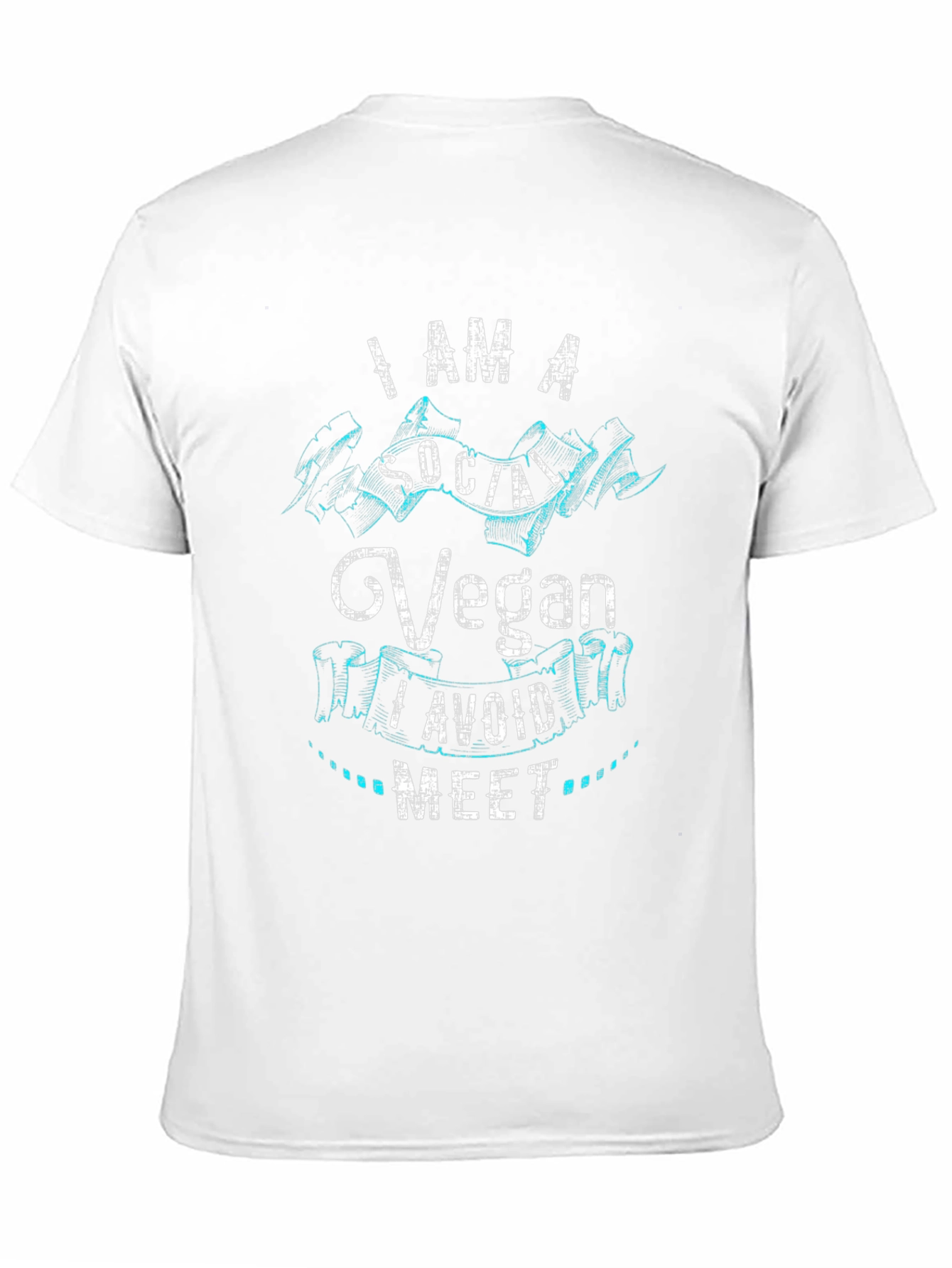 Social Vegan Graphic T-Shirt - Black