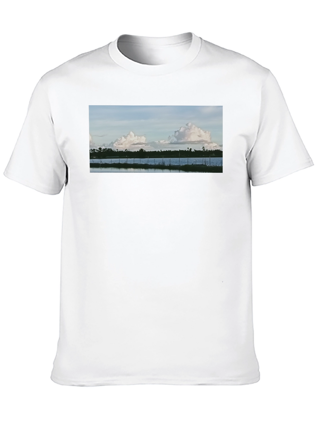 Nature View Black T-Shirt