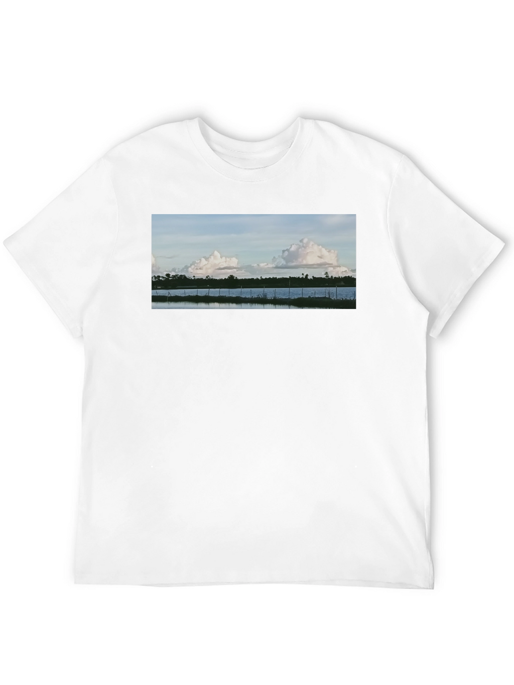 Nature View Black T-Shirt