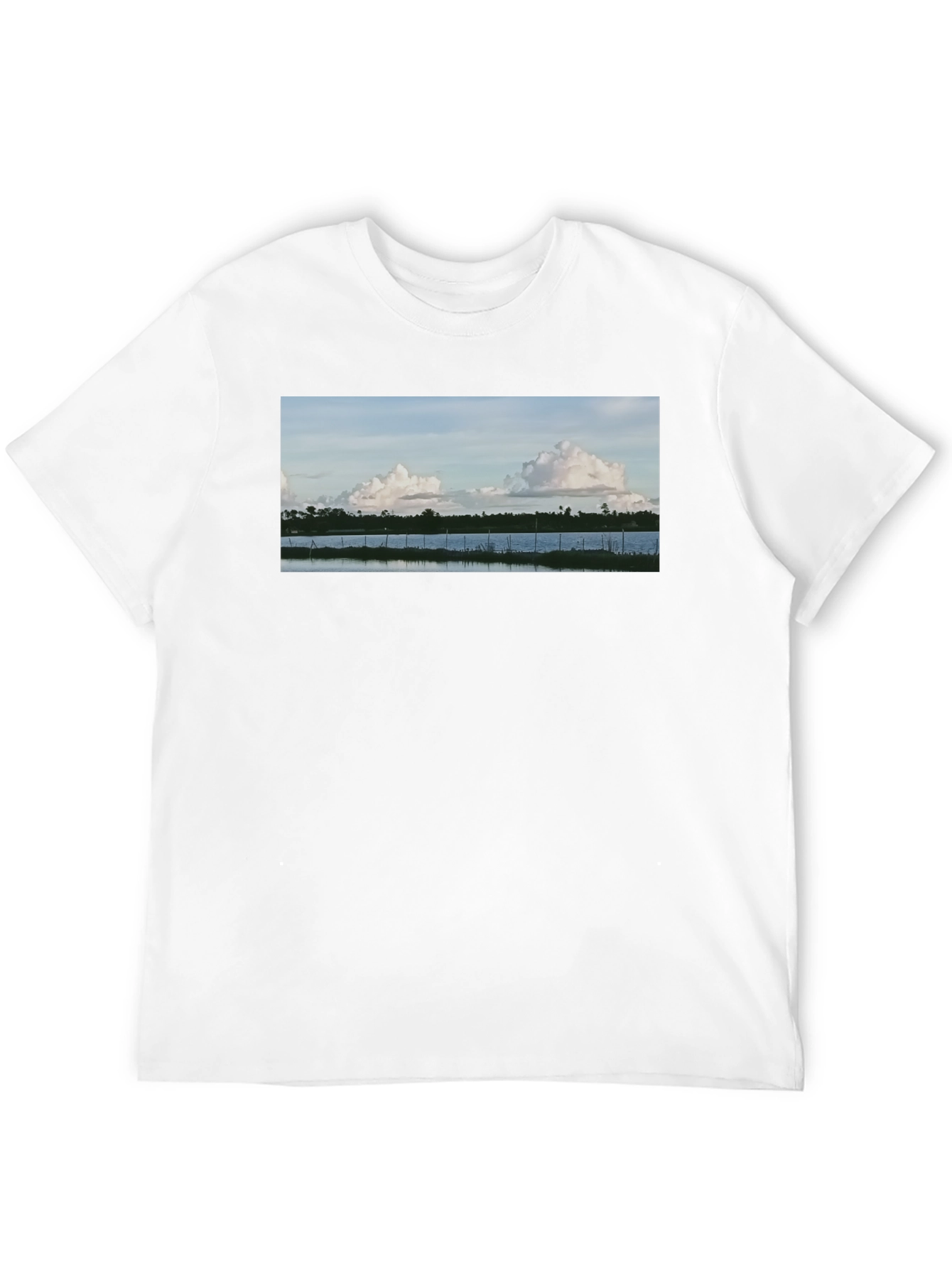 Nature View Black T-Shirt