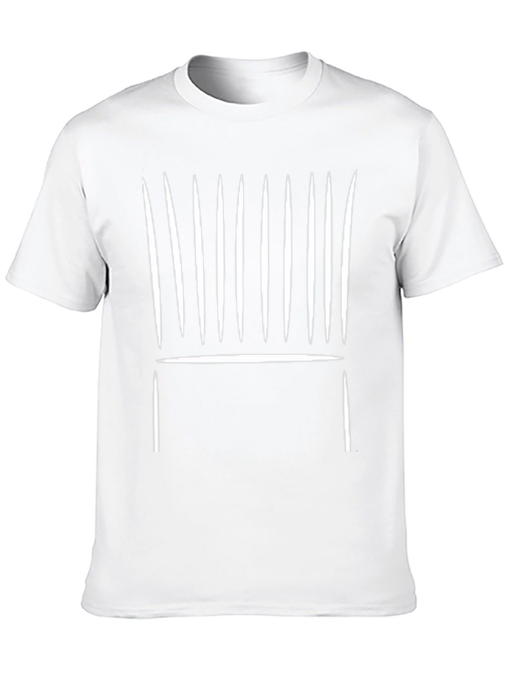 Striped Black T-Shirt - Graphic Print Tee