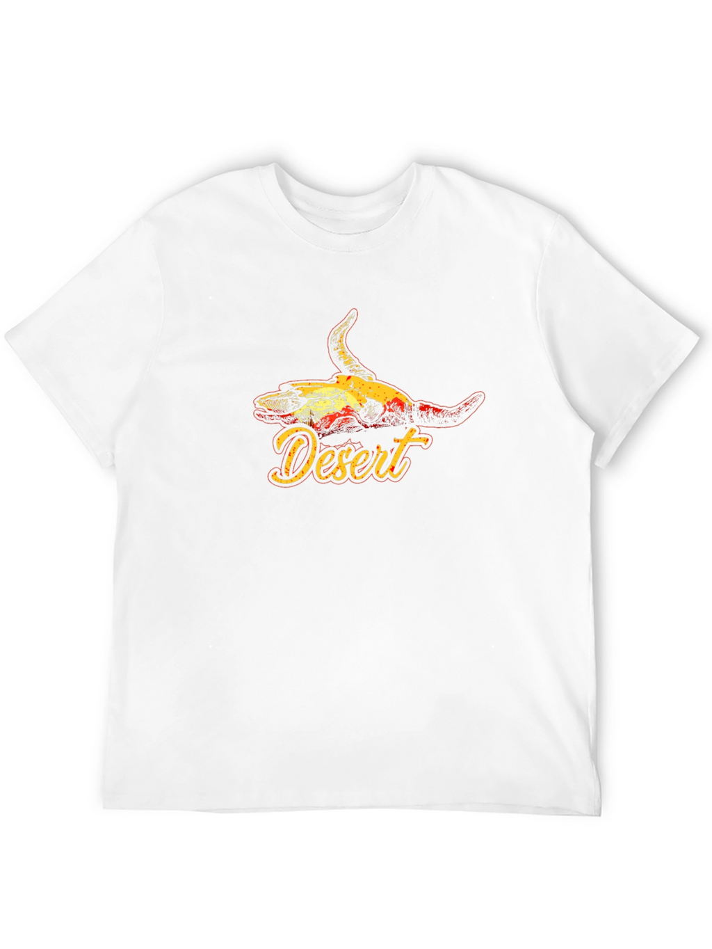 Desert Skull Graphic Tee - Black T-Shirt