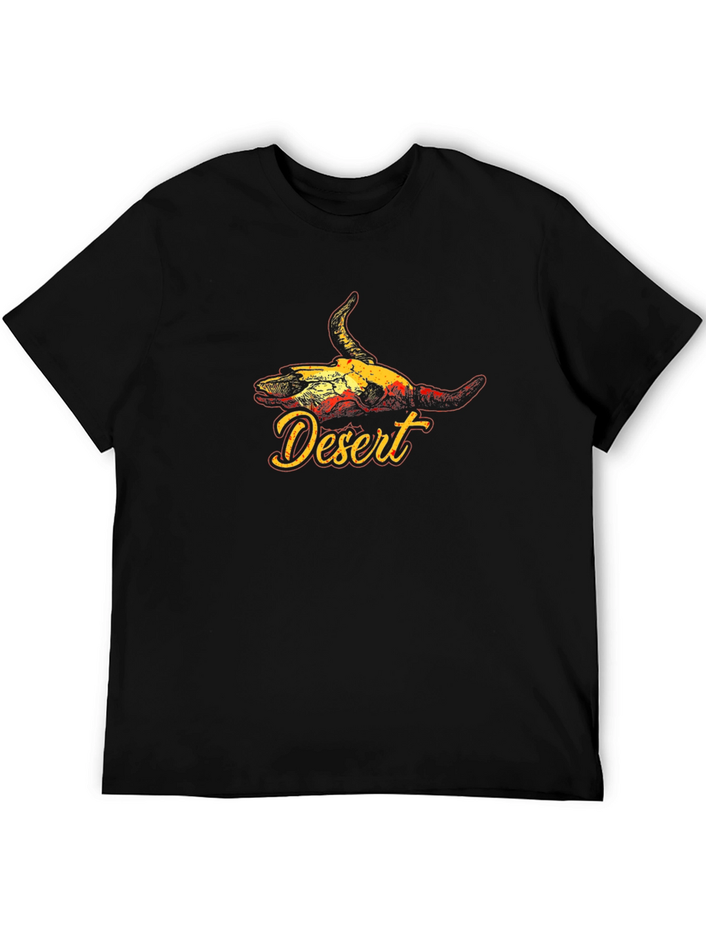 Desert Skull Graphic Tee - Black T-Shirt
