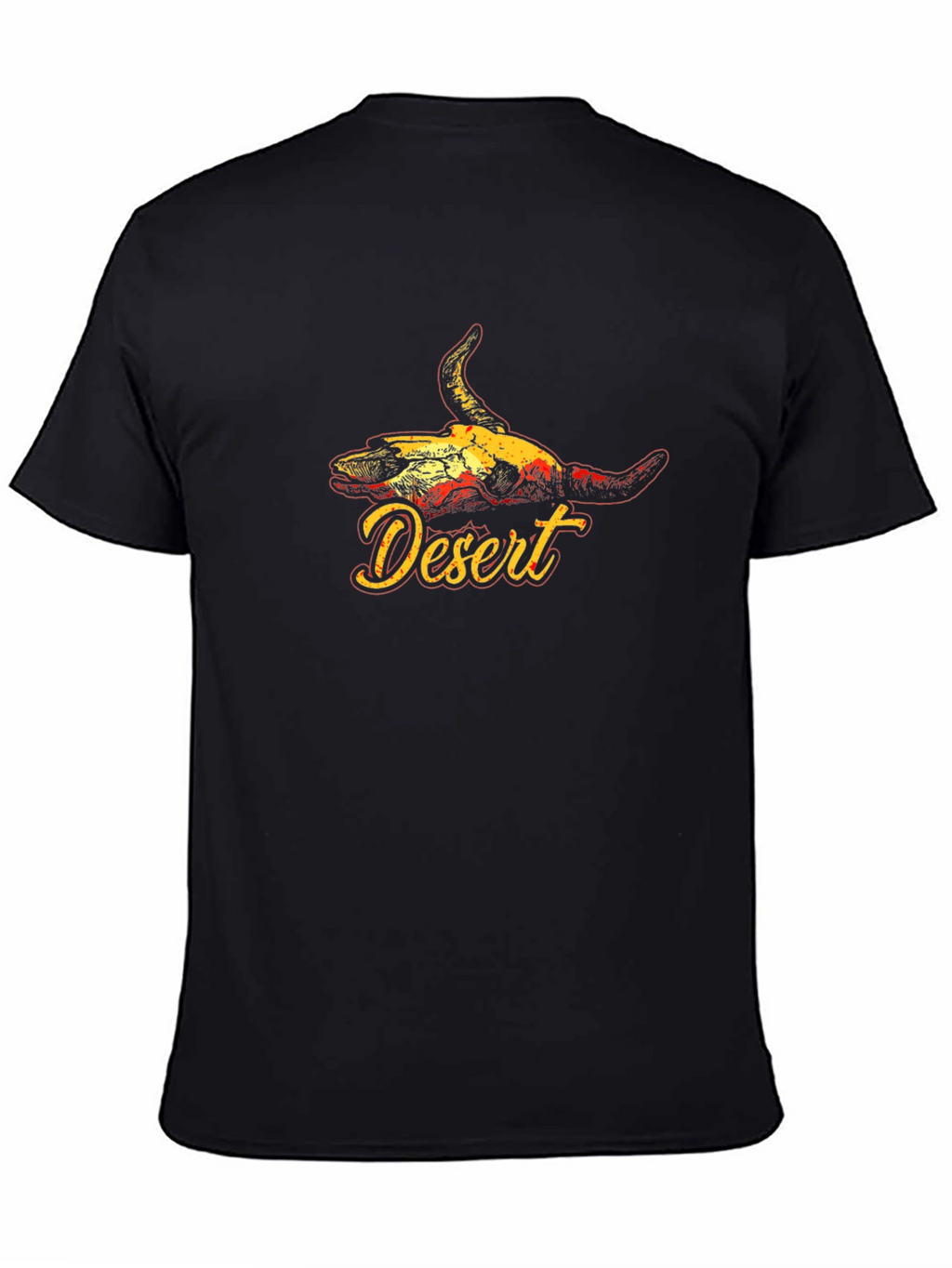 Desert Skull Graphic Tee - Black T-Shirt