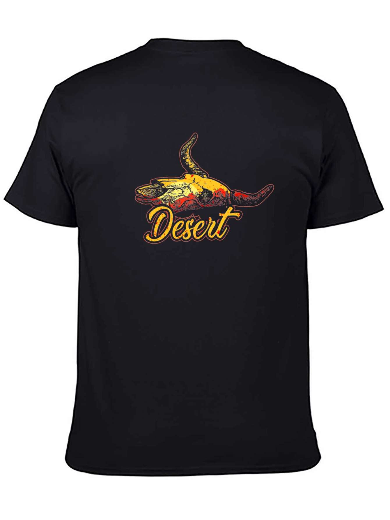 Desert Skull Graphic Tee - Black T-Shirt