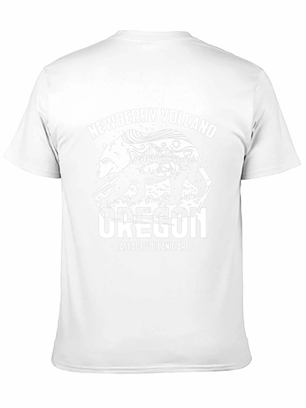 Newberry Volcano Oregon Graphic T-Shirt