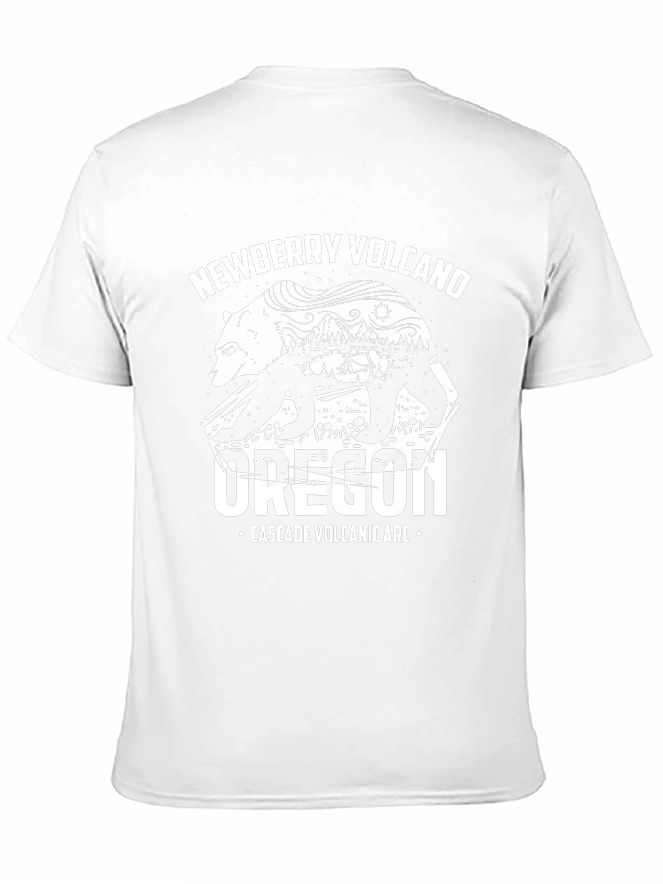 Newberry Volcano Oregon Graphic T-Shirt
