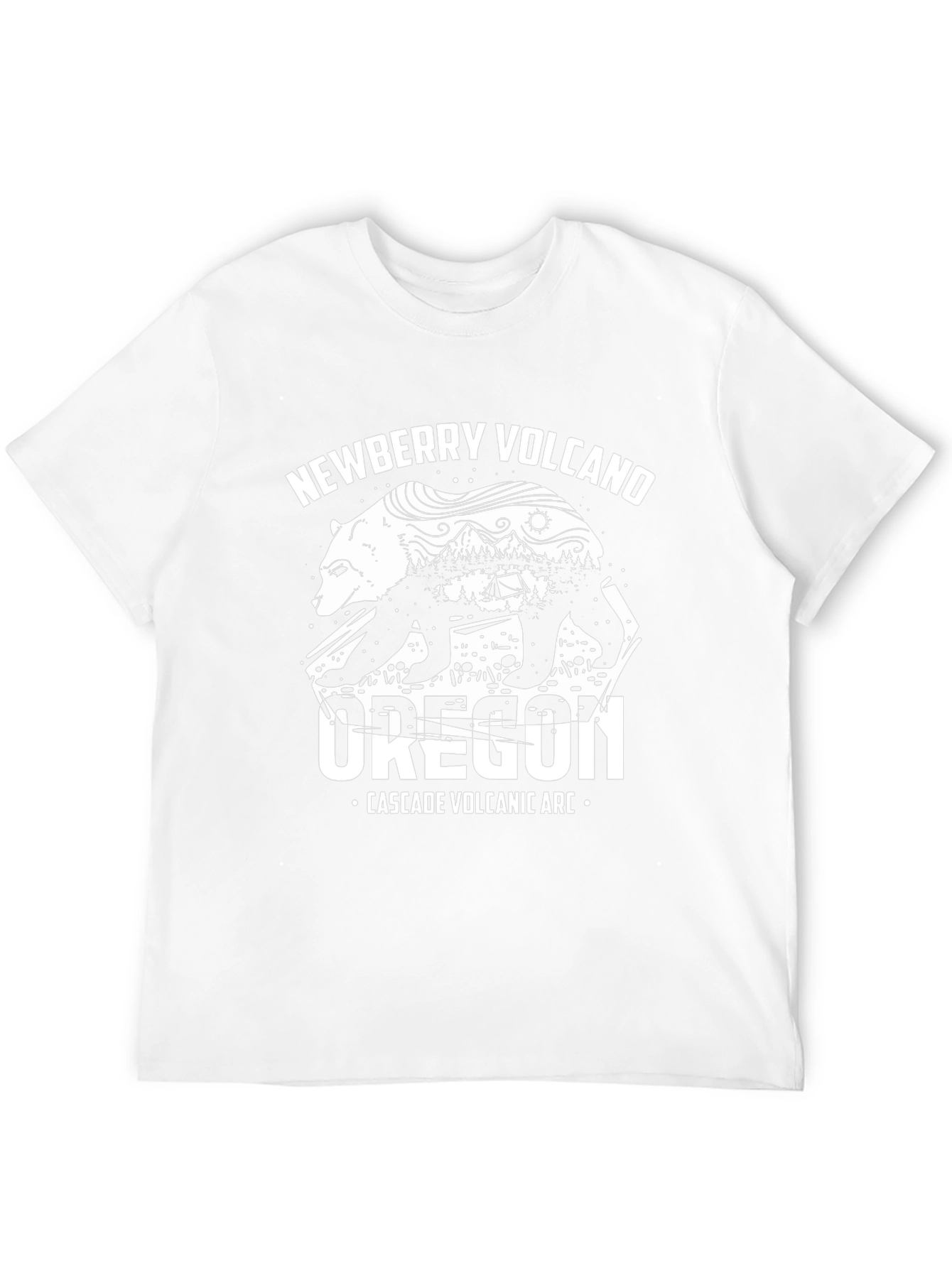 Newberry Volcano Oregon Graphic T-Shirt