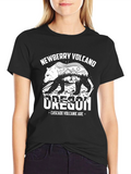Newberry Volcano Oregon Graphic T-Shirt