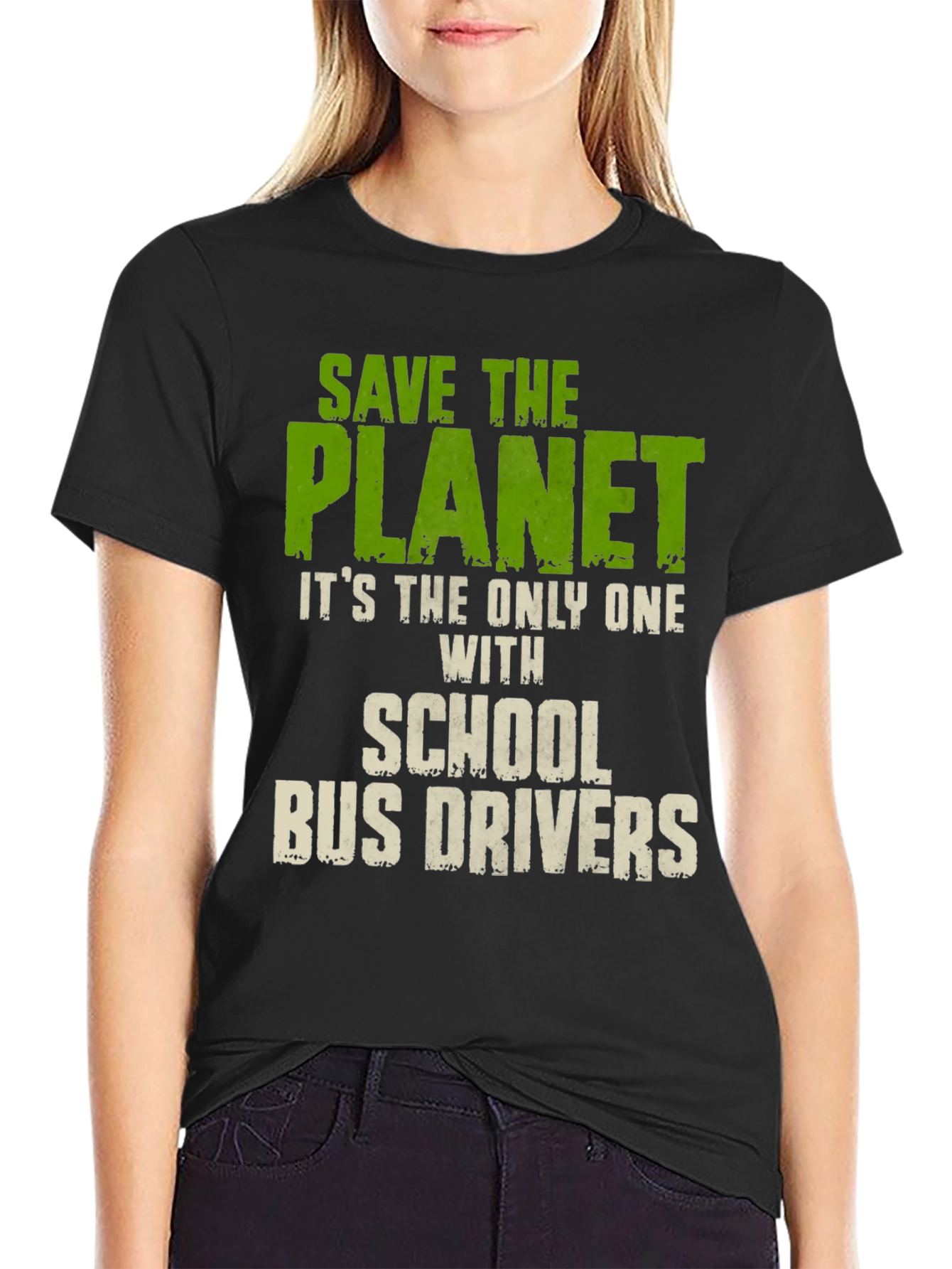 Save The Planet School Bus Drivers T-Shirt