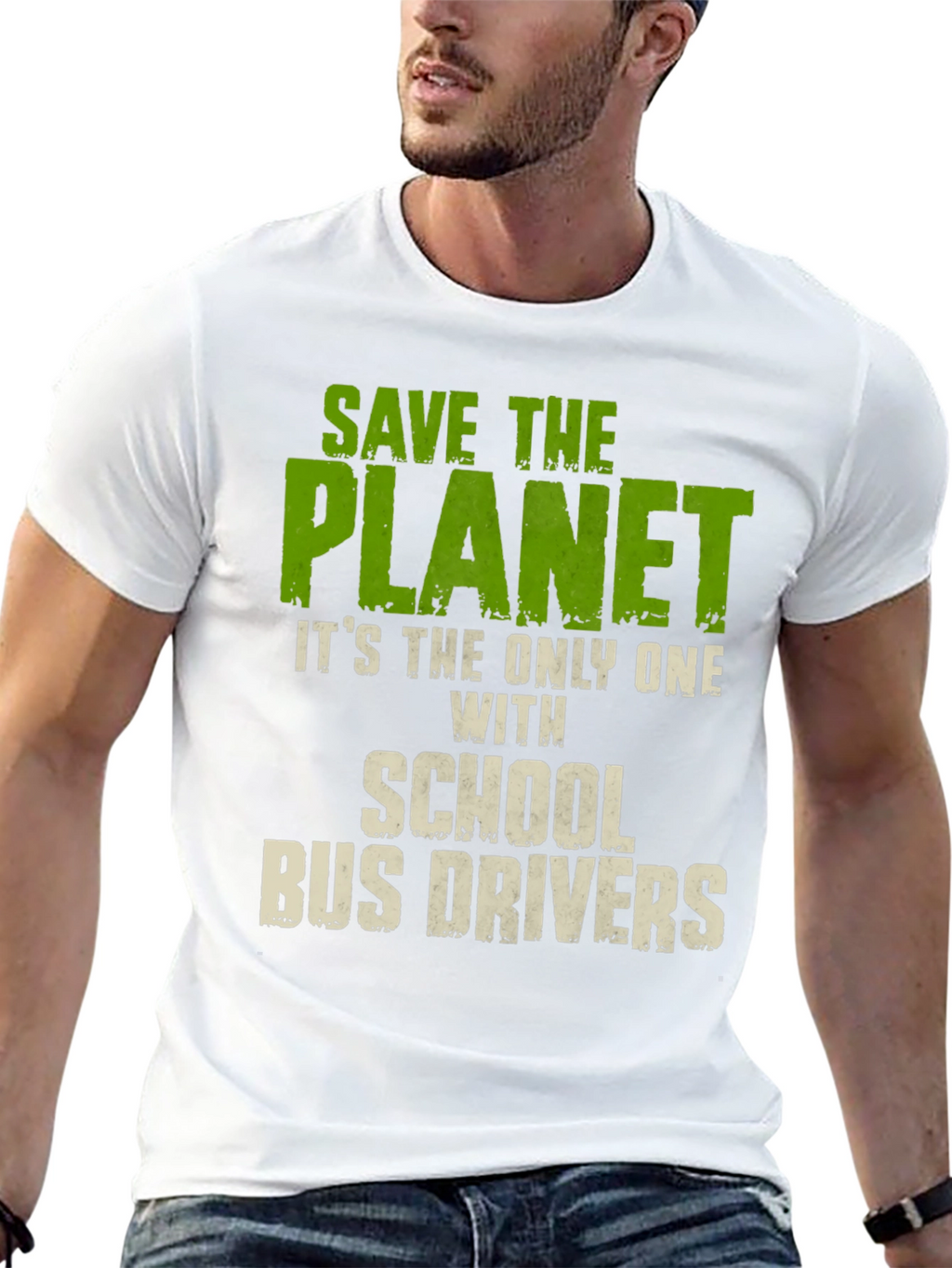 Save The Planet School Bus Drivers T-Shirt
