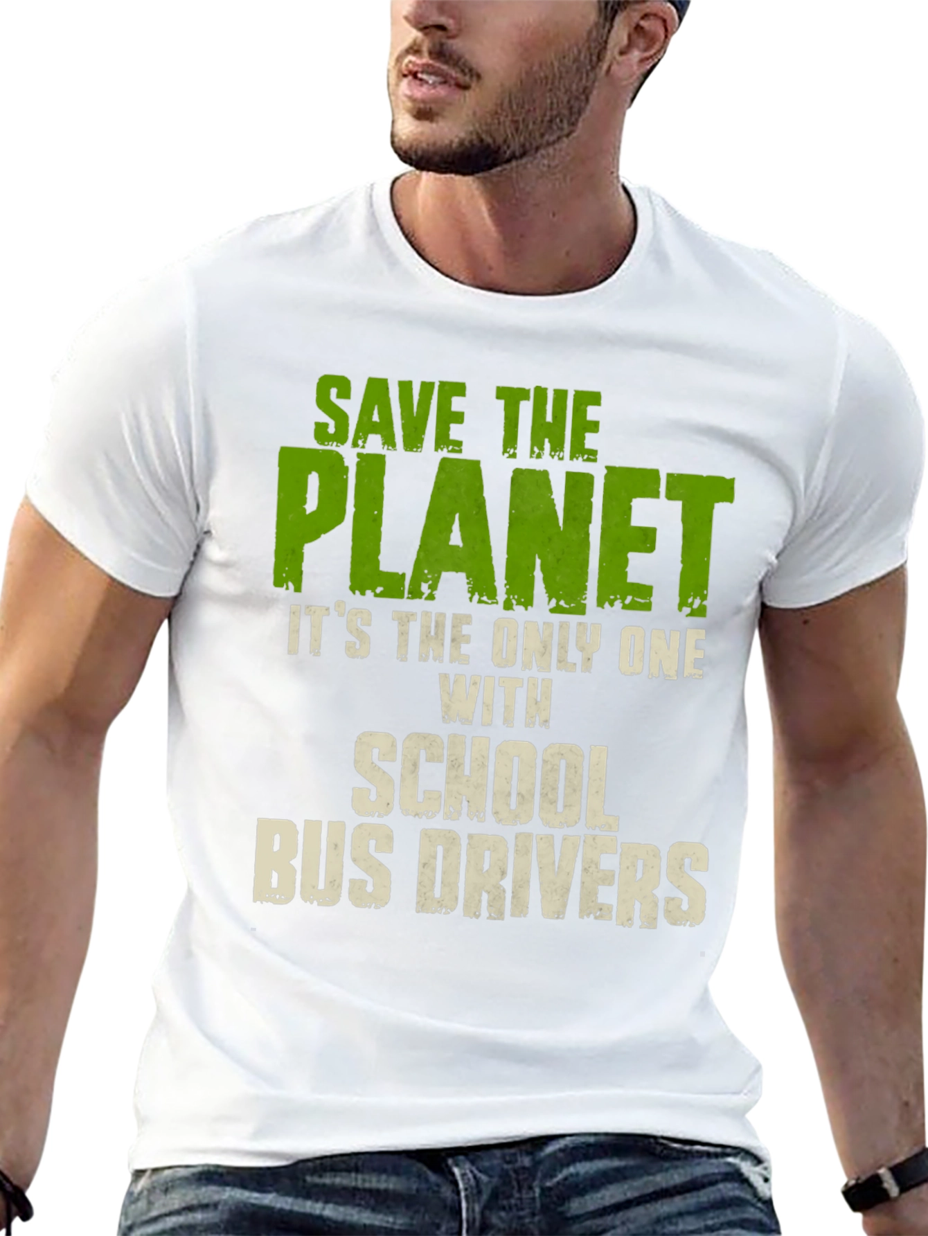 Save The Planet School Bus Drivers T-Shirt