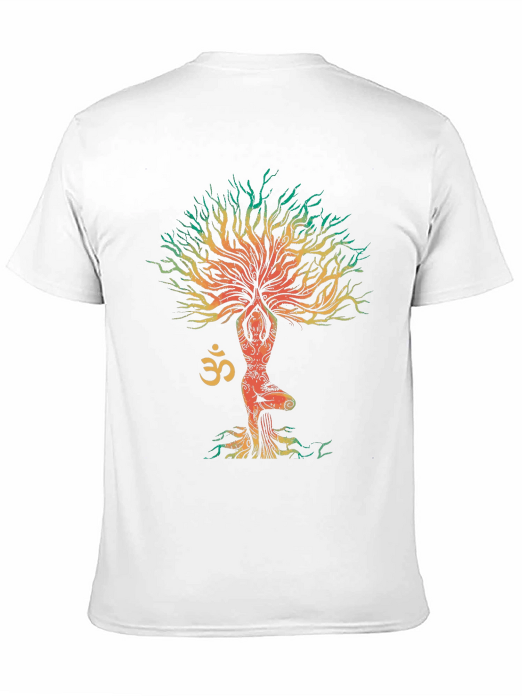 Yoga Tree Om Symbol Graphic T-Shirt