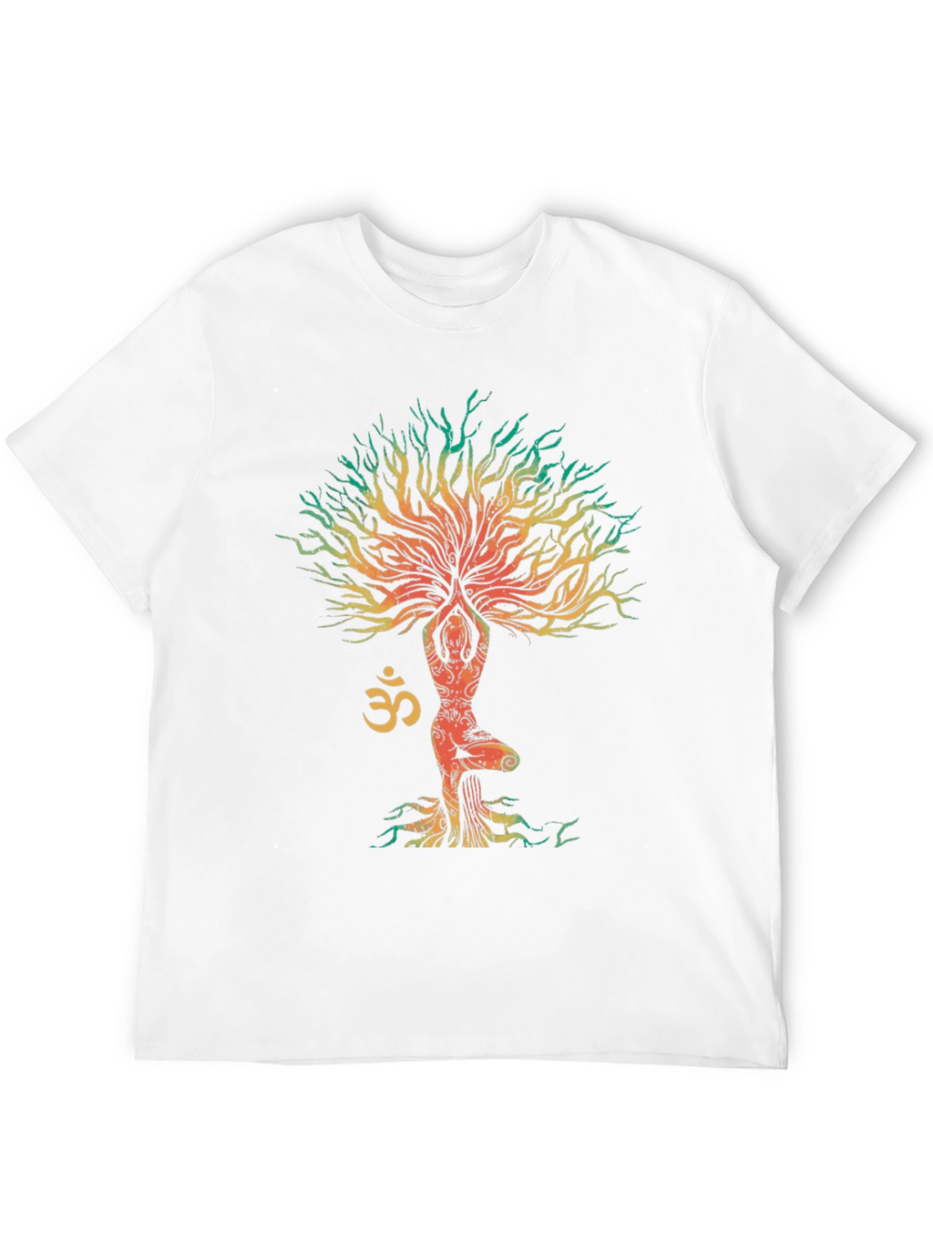 Yoga Tree Om Symbol Graphic T-Shirt
