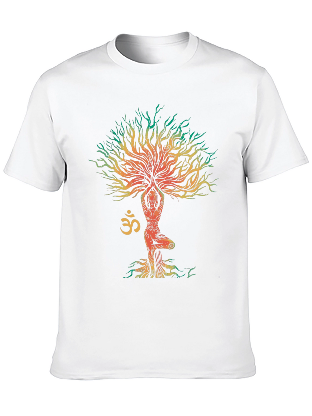 Yoga Tree Om Symbol Graphic T-Shirt