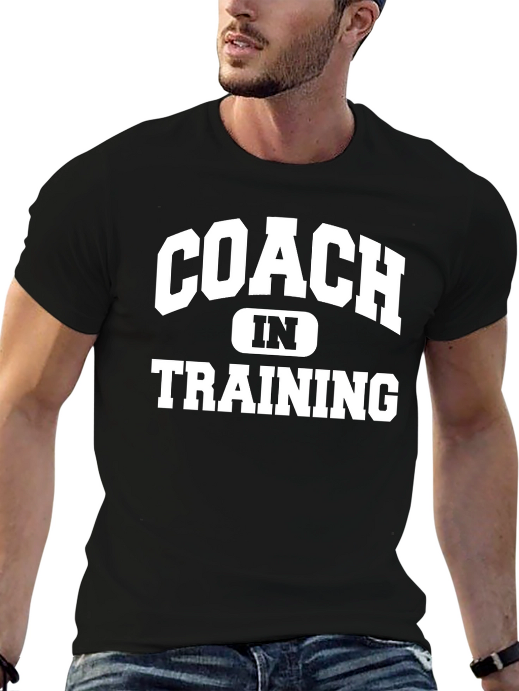 Coach In Training Graphic T-Shirt - Black