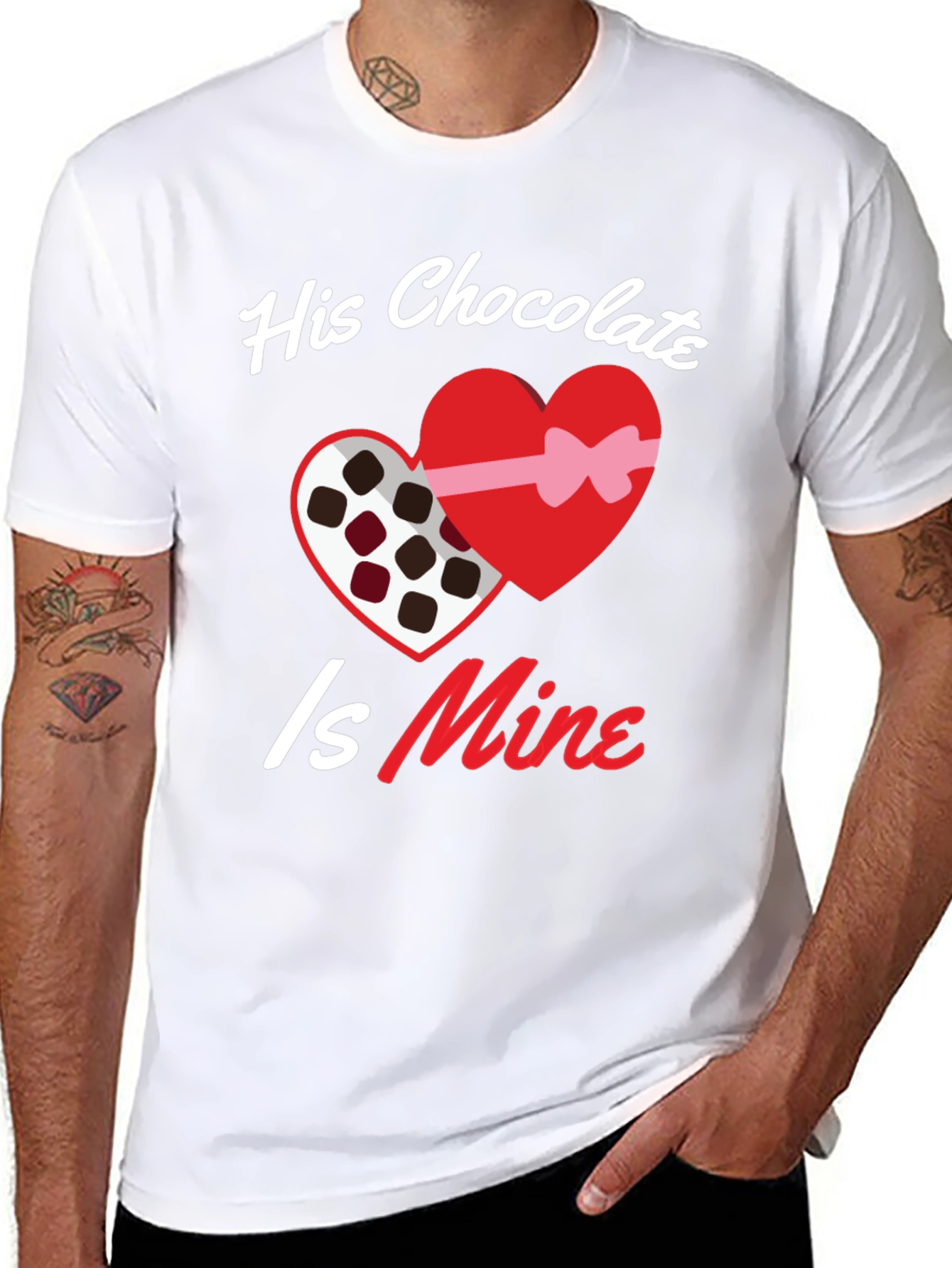 His Chocolate Is Mine - Valentines Day T-Shirt