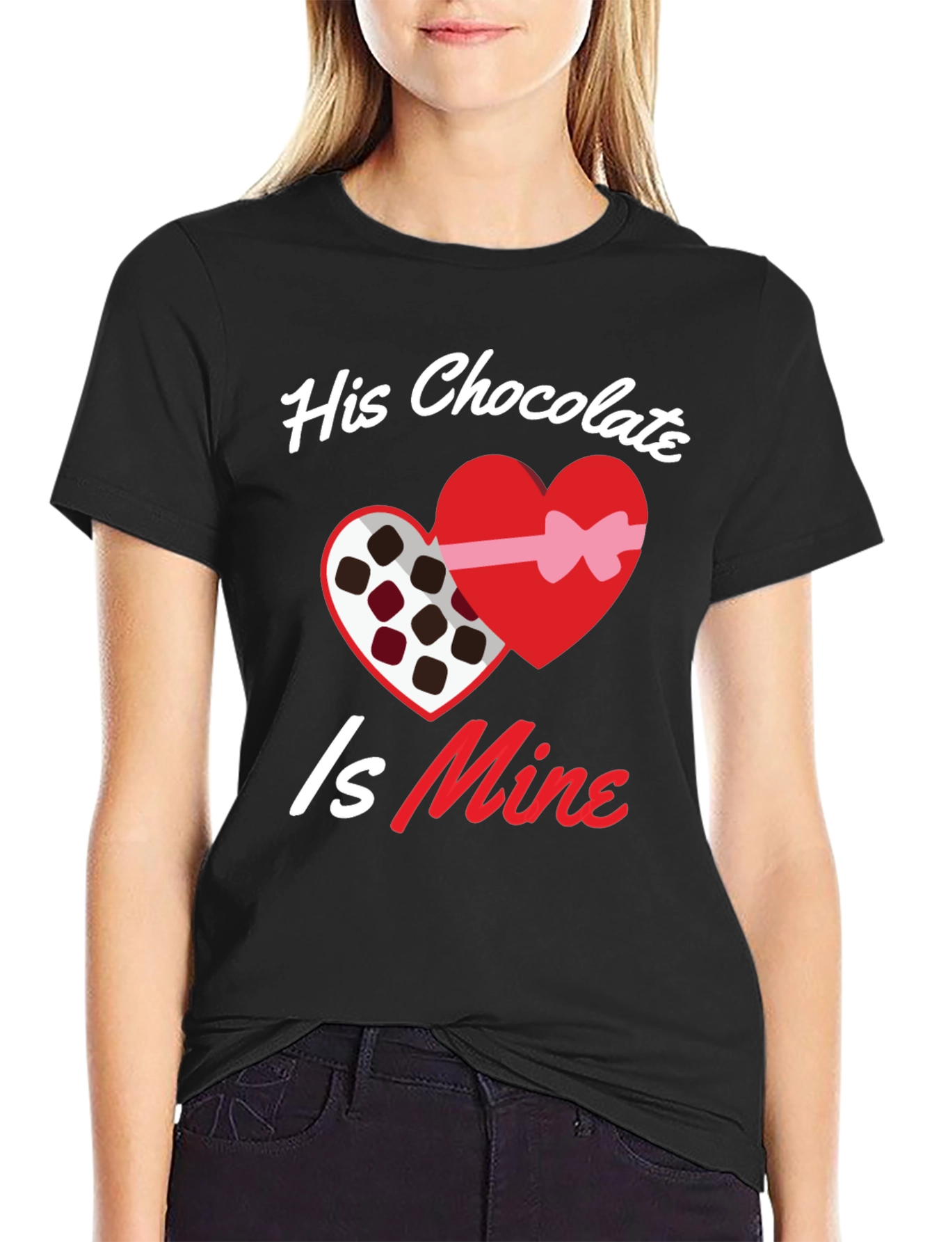 His Chocolate Is Mine - Valentines Day T-Shirt