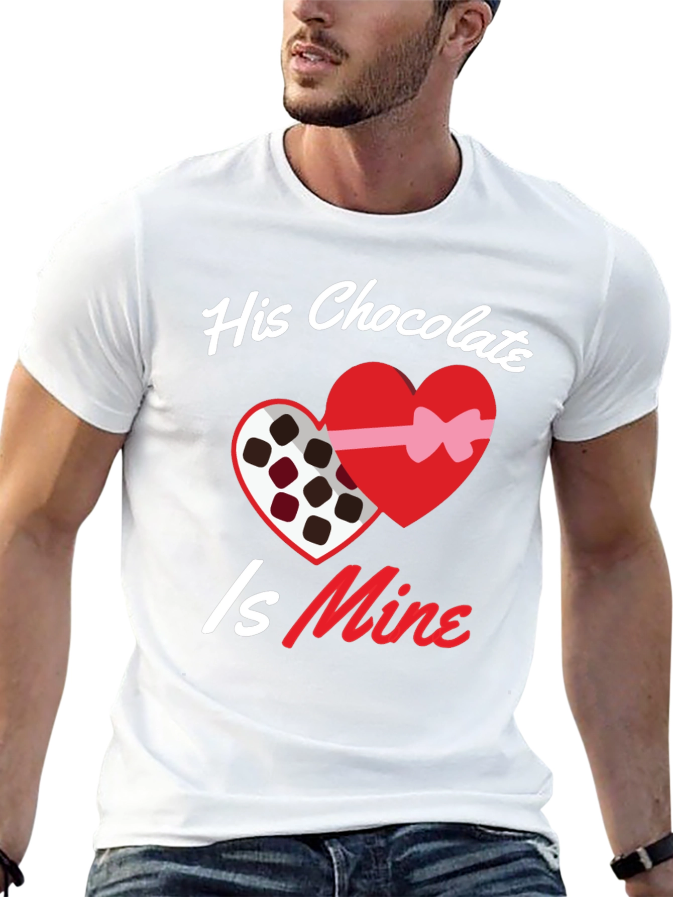 His Chocolate Is Mine - Valentines Day T-Shirt