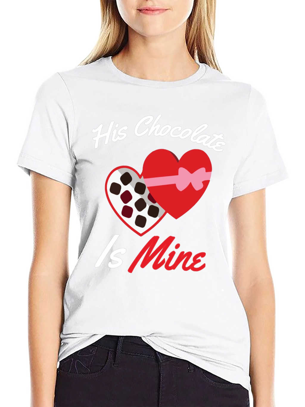His Chocolate Is Mine - Valentines Day T-Shirt
