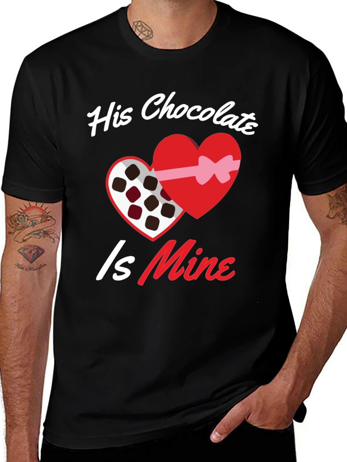 His Chocolate Is Mine - Valentines Day T-Shirt