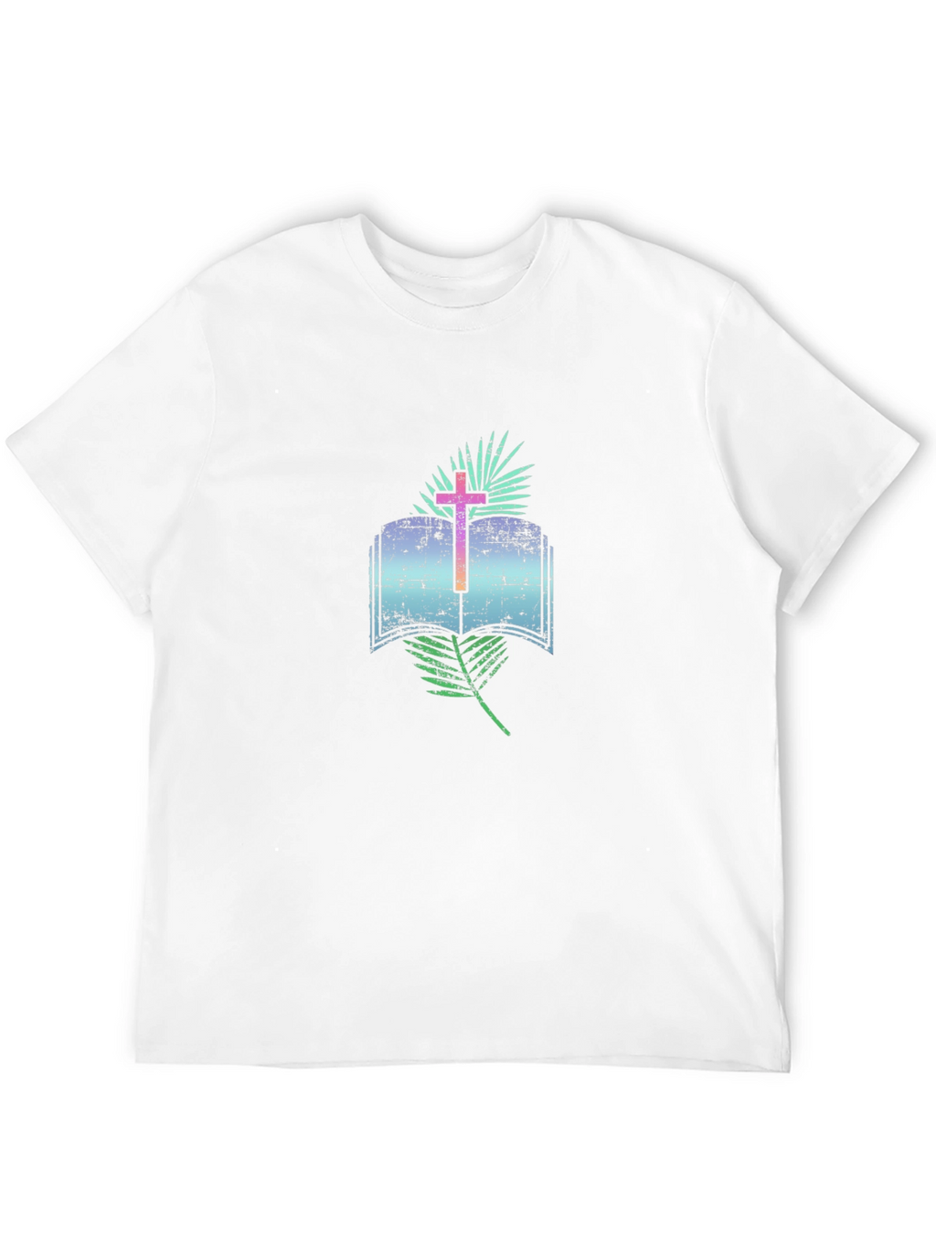 Faithful Book & Cross Graphic Tee