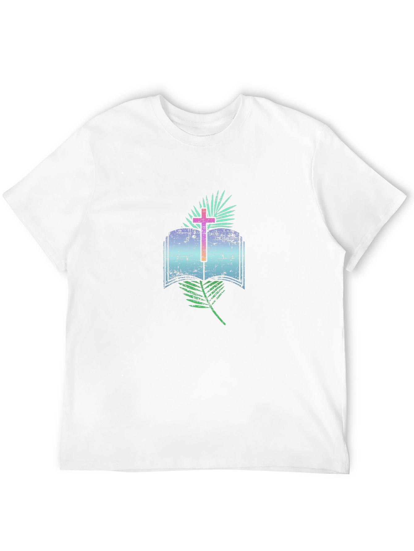 Faithful Book & Cross Graphic Tee
