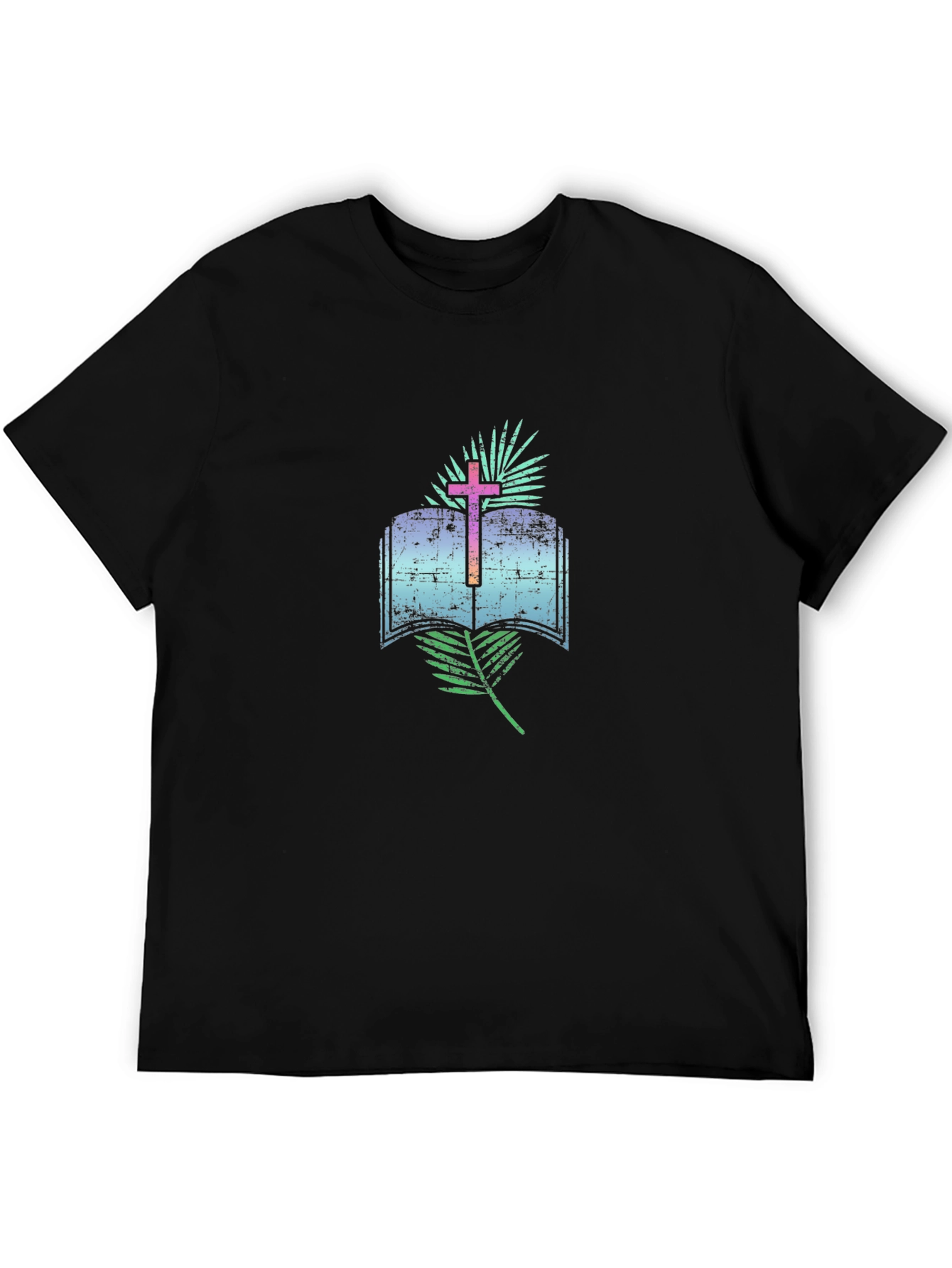 Faithful Book & Cross Graphic Tee