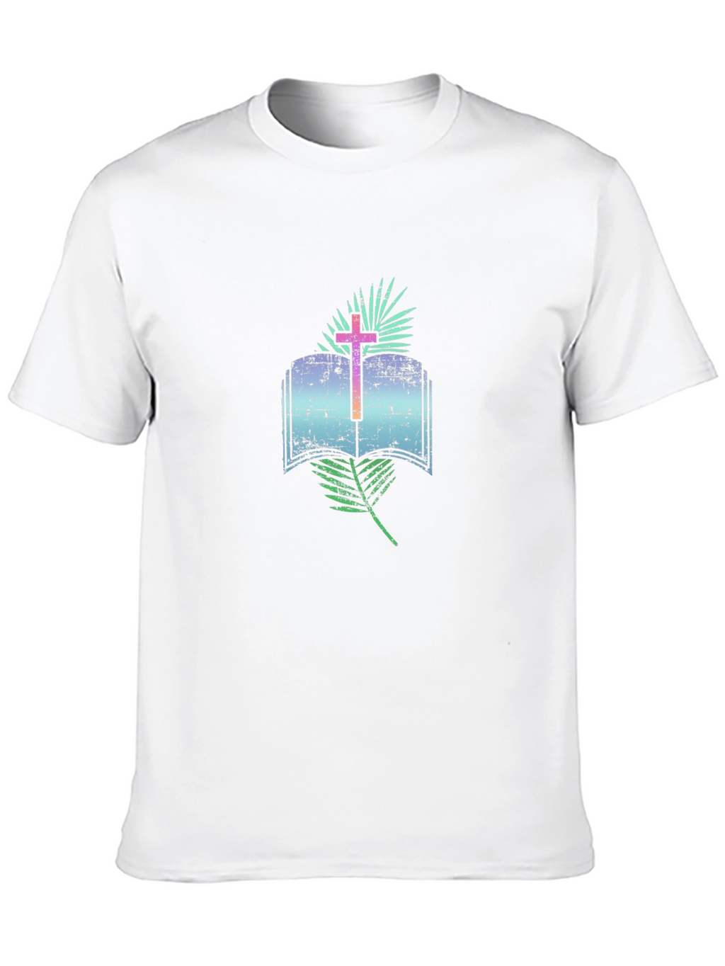 Faithful Book & Cross Graphic Tee