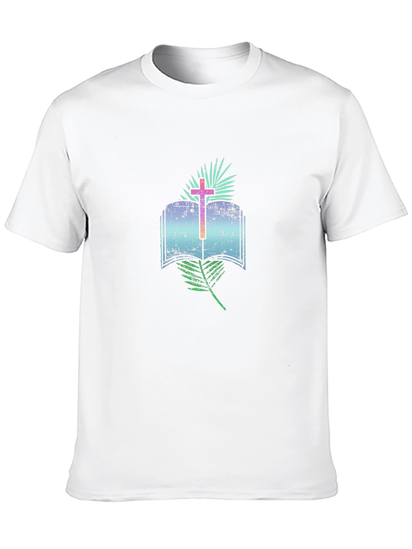 Faithful Book & Cross Graphic Tee