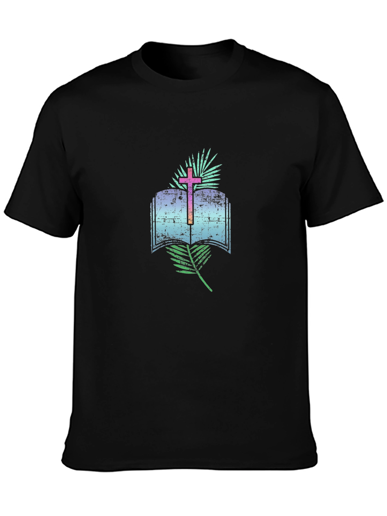 Faithful Book & Cross Graphic Tee