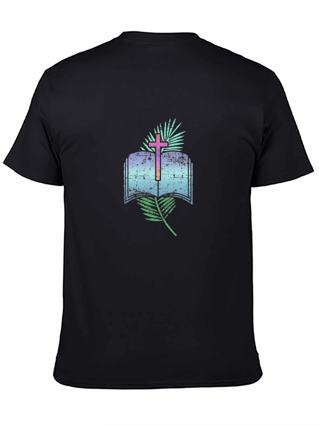 Faithful Book & Cross Graphic Tee