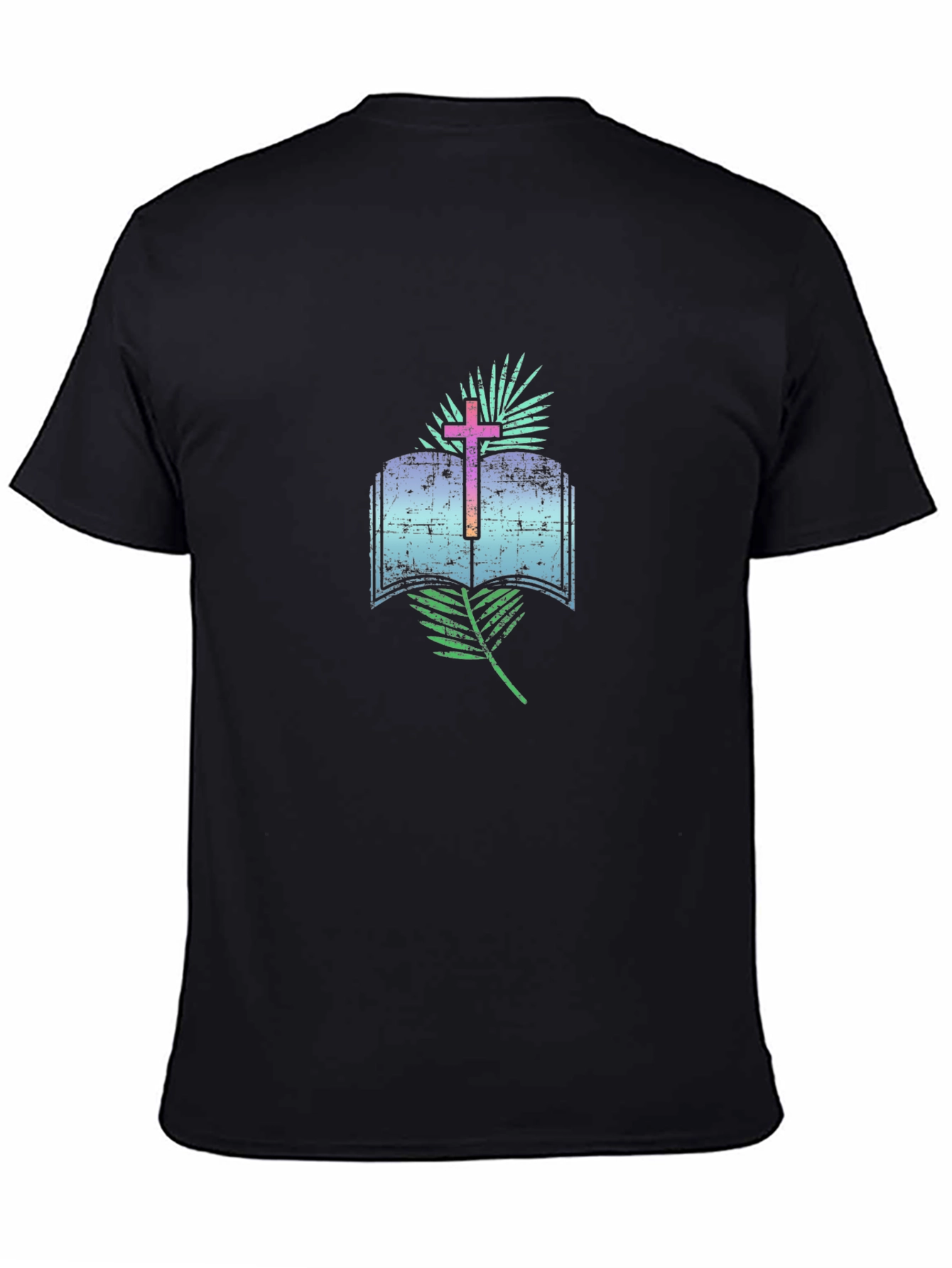 Faithful Book & Cross Graphic Tee